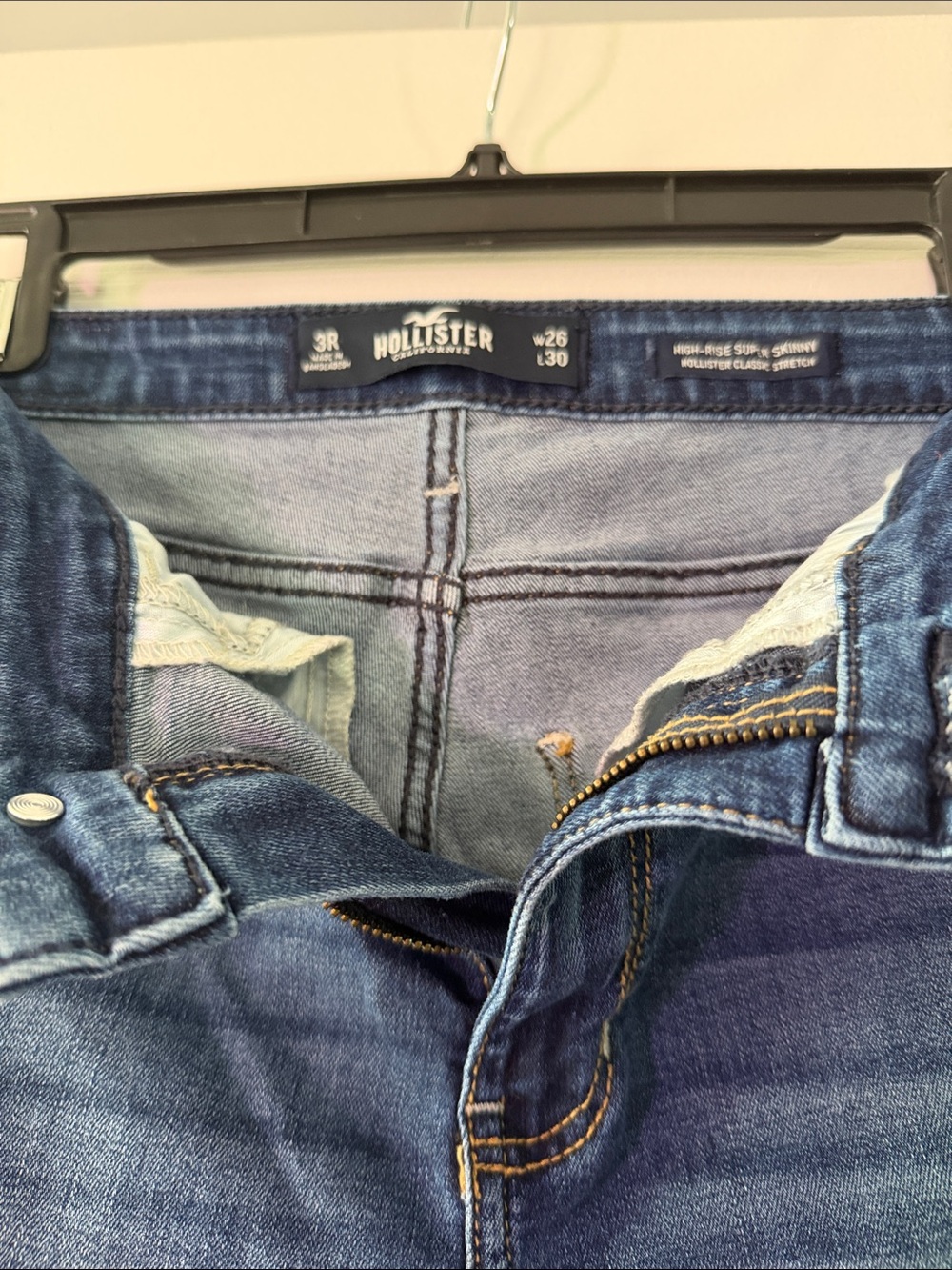 Hollister Medium Blue Skinny Jeans